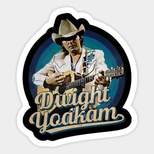 Dwight Yoakam Harmonious Hits Sticker